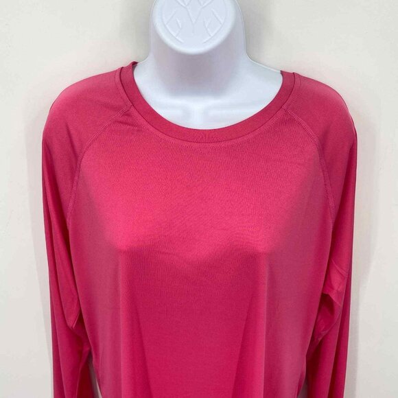 Moheen Cool Dri Shirt Womens Plus 2XL Pink Long Sleeve UPF 50+‎ Polyester NEW - Picture 5 of 9